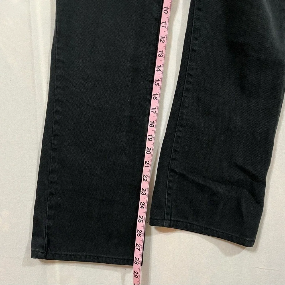 Vintage Lady Wrangler Black High Waisted Jeans 28/4 Straight Leg Western USA - Picture 15 of 15